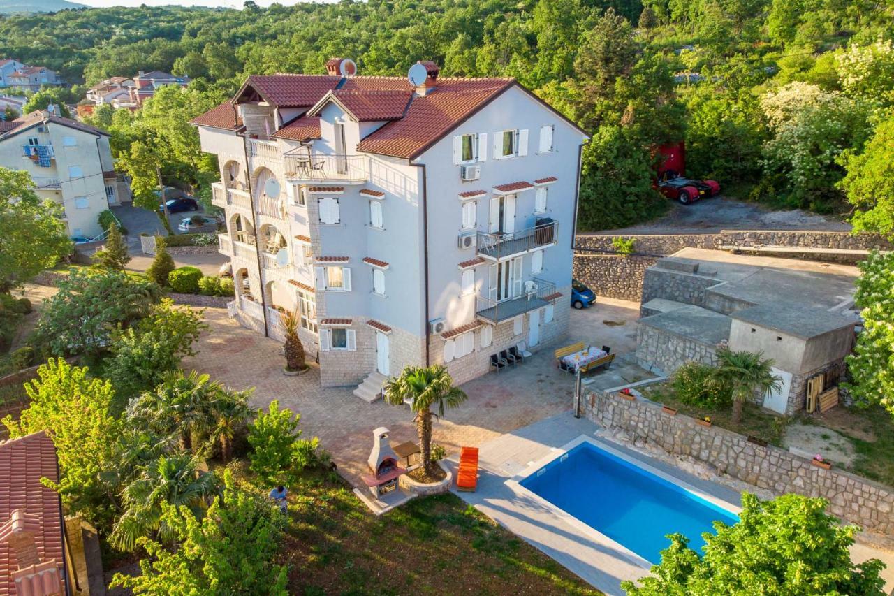 Villa Giani Apartments With Swimming Pool Abbázia Kültér fotó