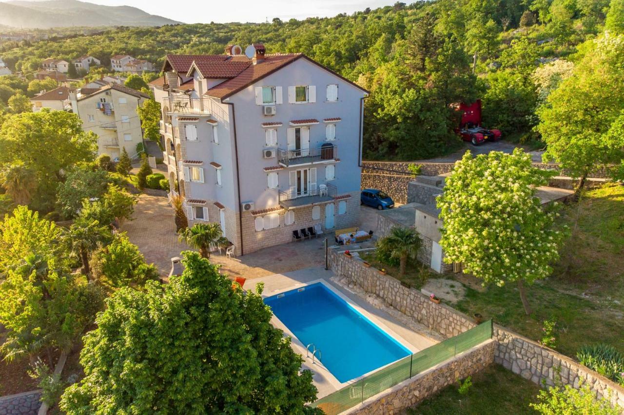 Villa Giani Apartments With Swimming Pool Abbázia Kültér fotó